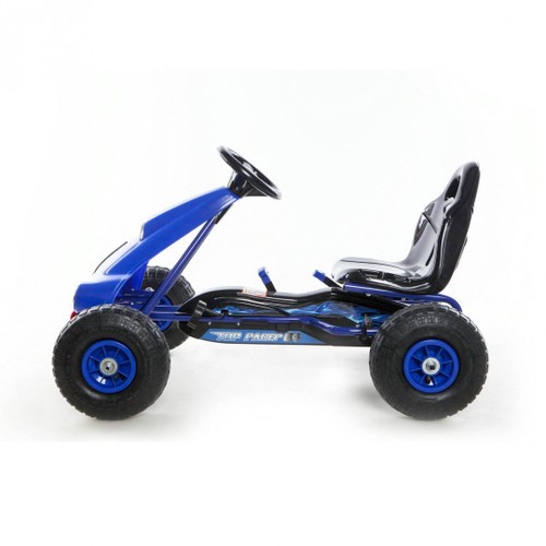 Prince Rubber Wheel Go Kart Blue