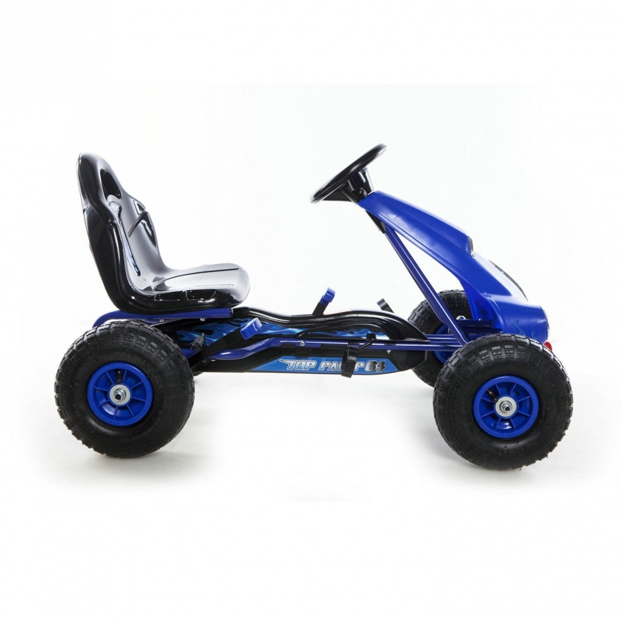 Prince Rubber Wheel Go Kart Blue - Image 3