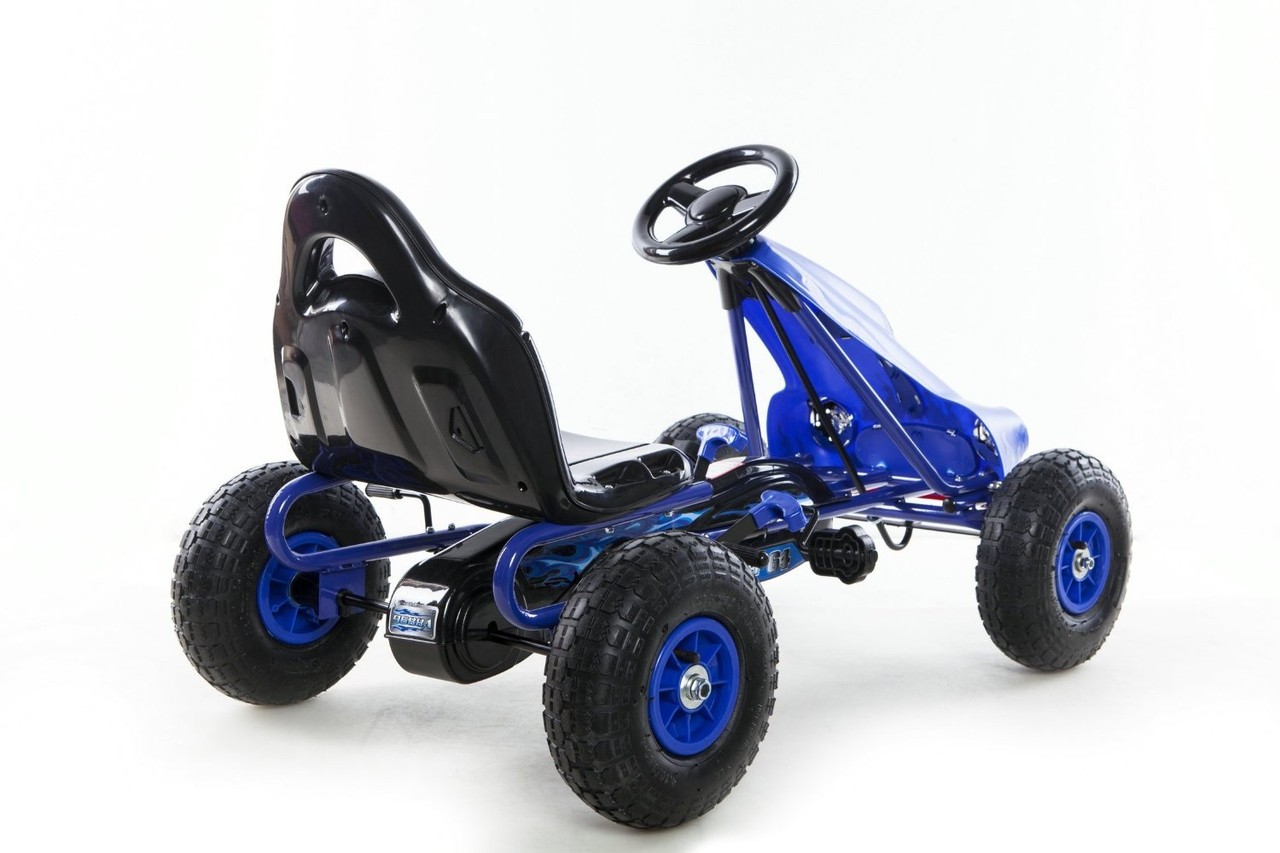 Prince Rubber Wheel Go Kart Blue - Image 5