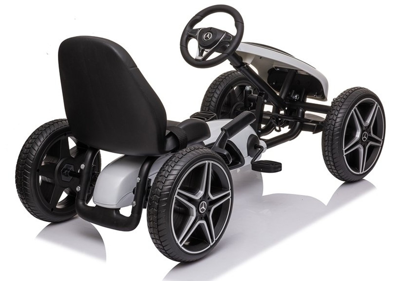 Mercedes Benz Stylish Go Kart White - Image 3