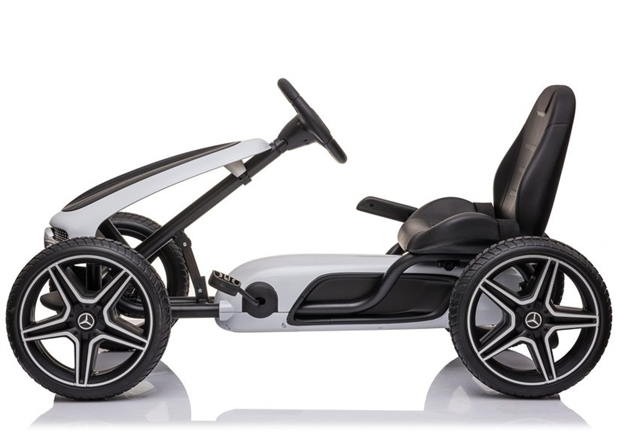 Mercedes Benz Stylish Go Kart White - Image 4