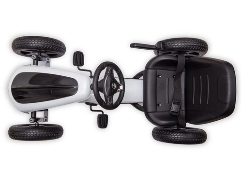 Mercedes Benz Stylish Go Kart White - Image 5