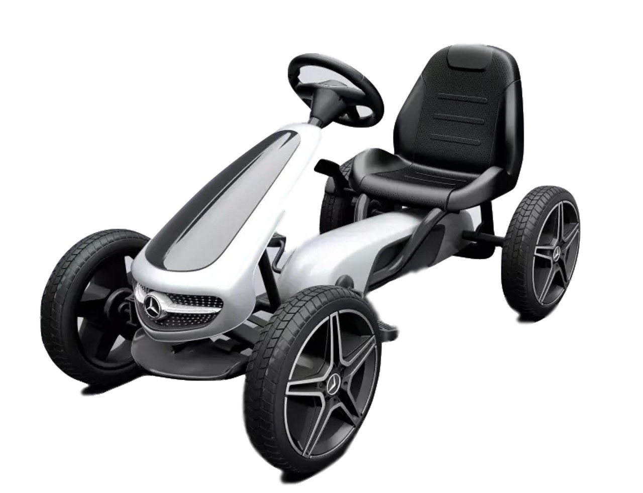 Mercedes Benz Stylish Go Kart White - Image 9