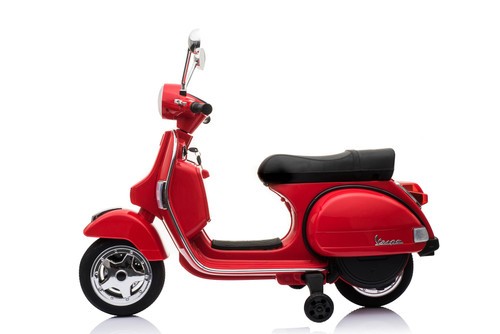 Licensed Vespa 12V Electric Ride On Motorbike Red