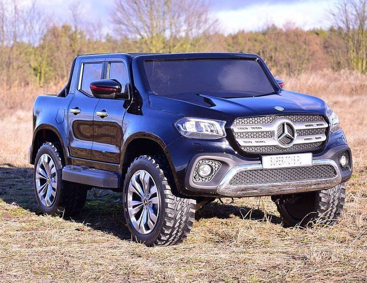 Licensed Mercedes Benz X Class 24V Electric Ride On Jeep Black - Image 8