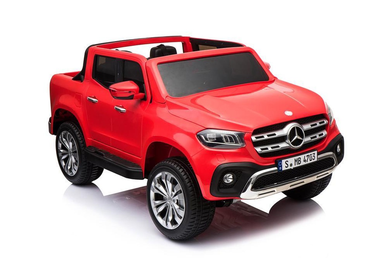 Licensed Mercedes Benz X Class 24V Electric Ride On Jeep Red - Image 3