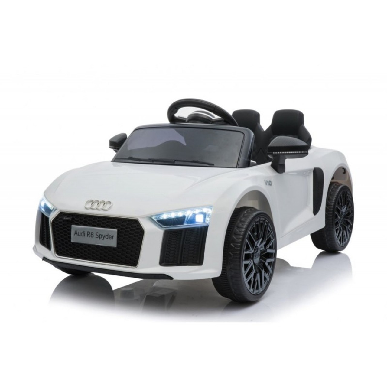 Licensed Audi R8 Spyder 12V Electric Ride On Car White - Image 3