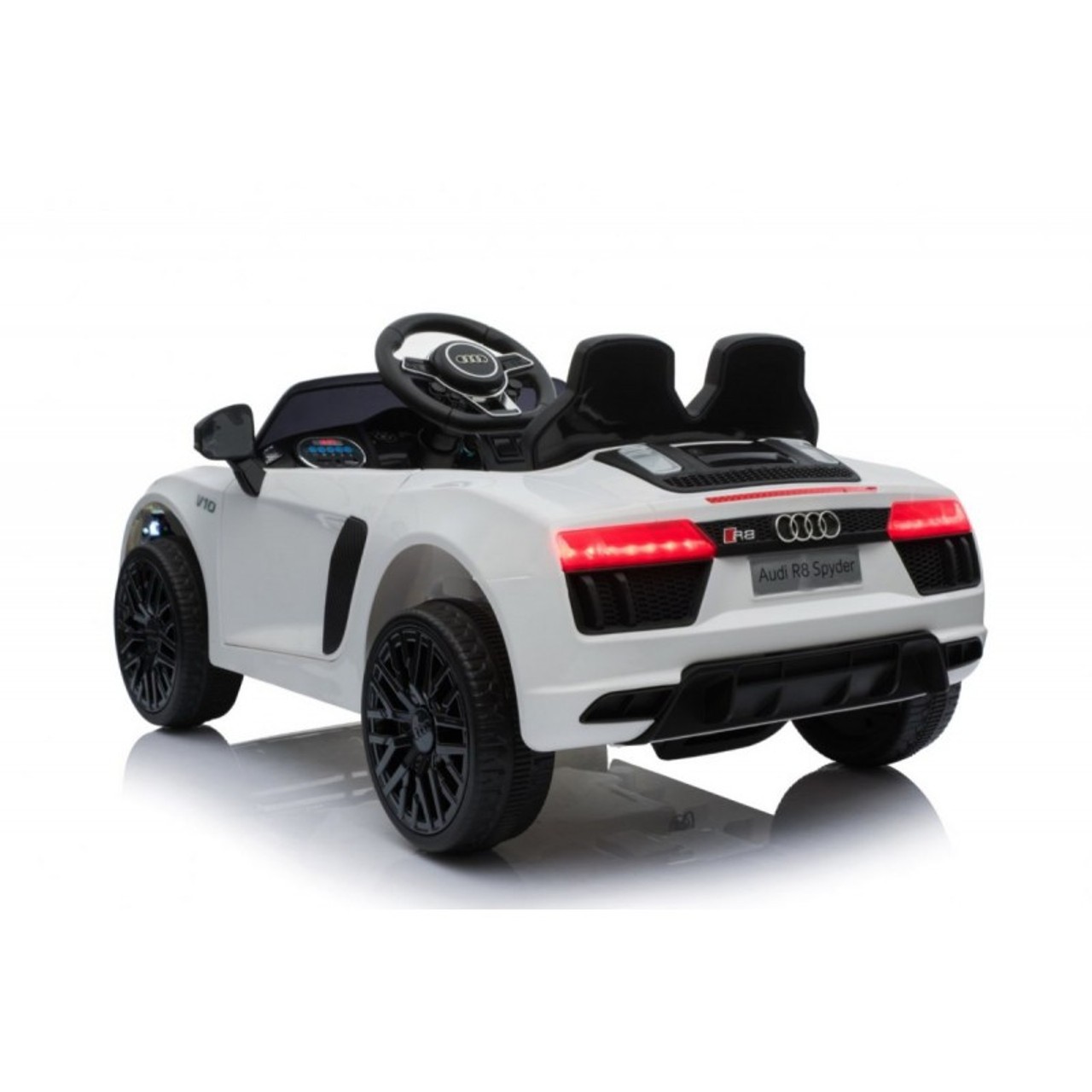 Licensed Audi R8 Spyder 12V Electric Ride On Car White - Image 5
