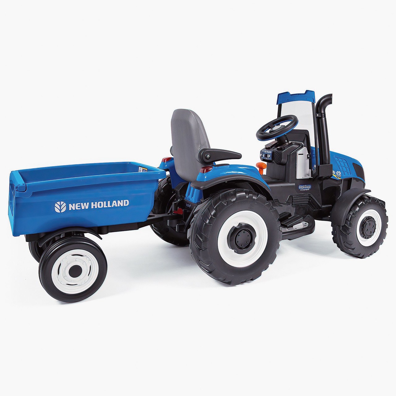 Peg Perego New Holland T8 Tractor & Trailer 12V
