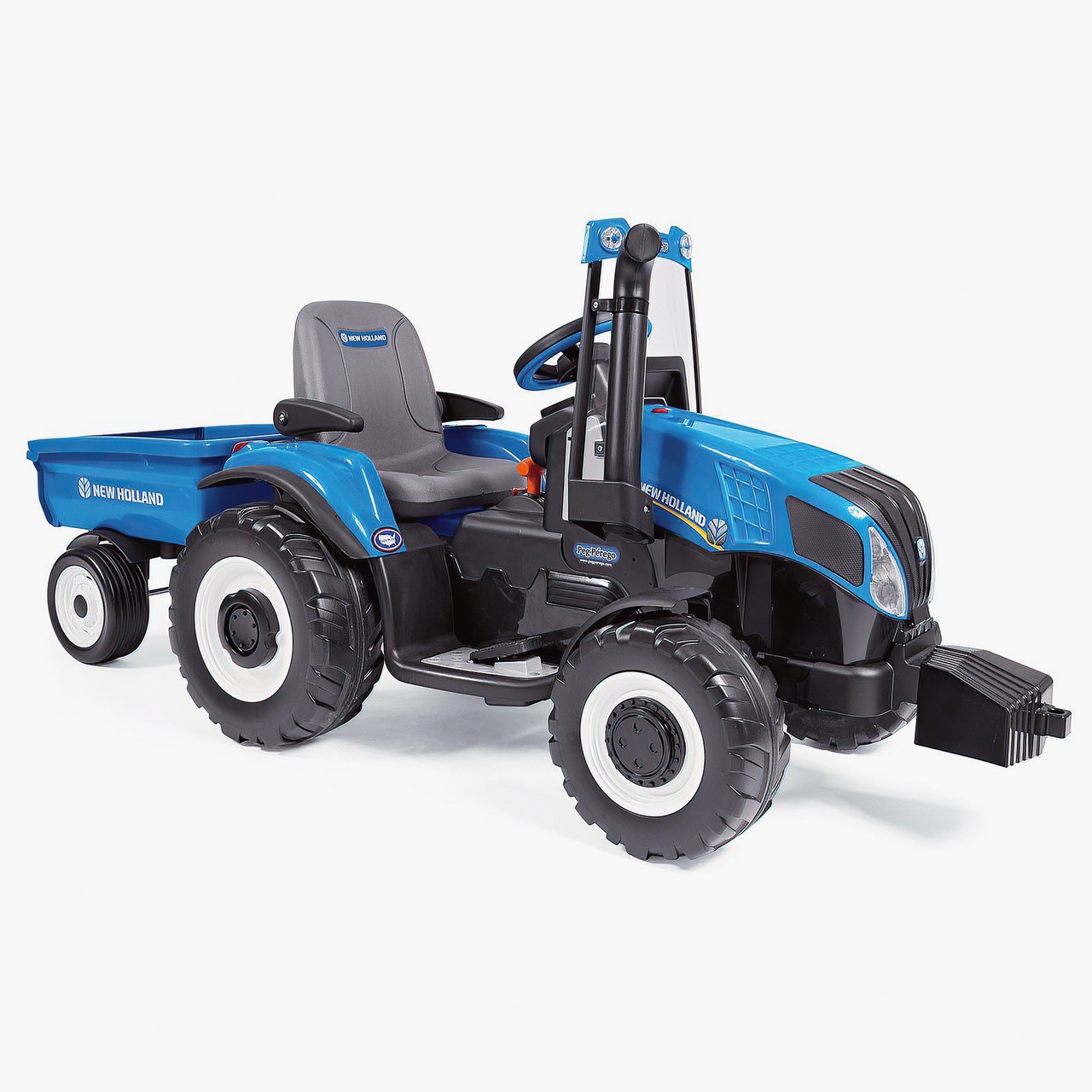 Peg Perego New Holland T8 Tractor & Trailer 12V - Image 4